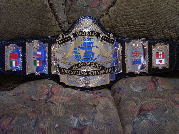 WWF Andre 87 On Black Strap Title Belt