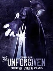 Wwe Unforgiven 2007 Dvd Cover