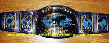 WWF 1998 J-Mar Purple Strap Intercontinental Title Belt 