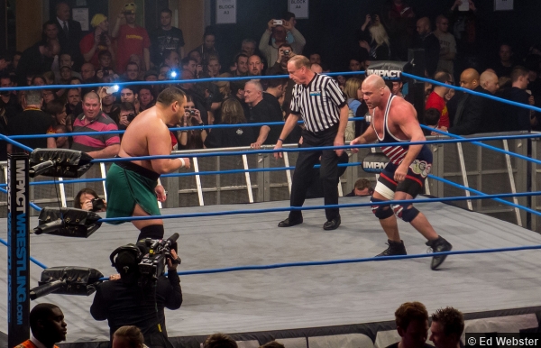 TNA UK Samoa Joe Kurt Angle