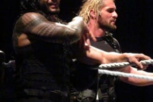 Wwe 25012014 Shield Roman Reigns Seth Rollins Smile