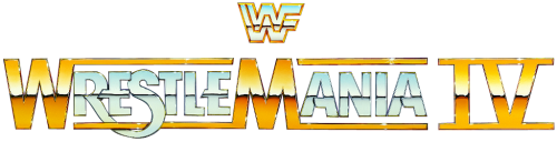 Wrestlemania 4 Logo