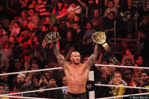 Wwe Royal Rumble 2014 Randy Orton Wwe World Title Belts 2