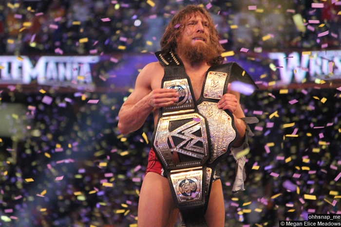 Daniel Bryan Celebrates World Title Belt 2 Wrestlemania 30