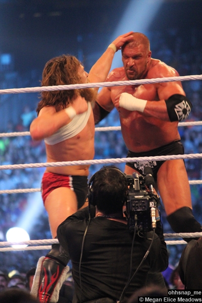 Daniel Bryan Punch Triple H Wrestlemania 30