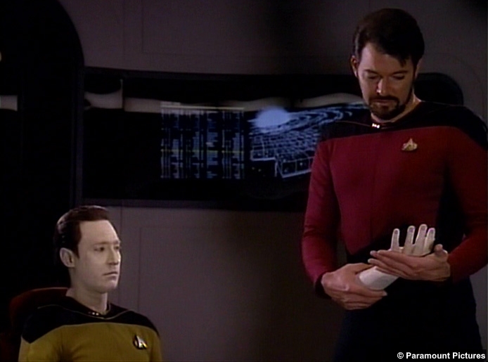 Star Trek Tng Measure Man Data Brent Spiner William Riker Jonathan Frakes