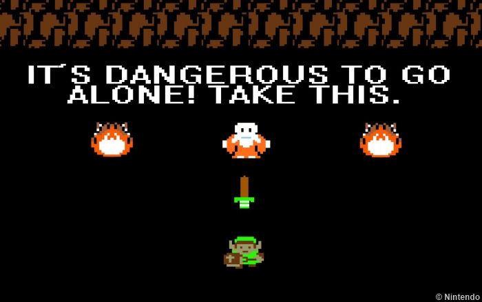 Zelda Quote Dangerous Alone