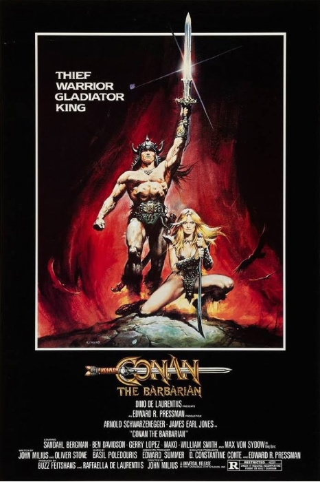 Conan Barbarian Poster 1982