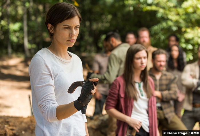 Walking Dead S07e14 Maggie Enid