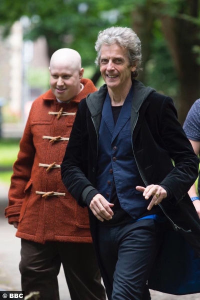 Doctor Who S10 E1 Peter Capaldi Matt Lucas Nardole