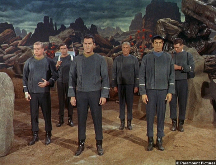 Star Trek Cage Original Series Crew