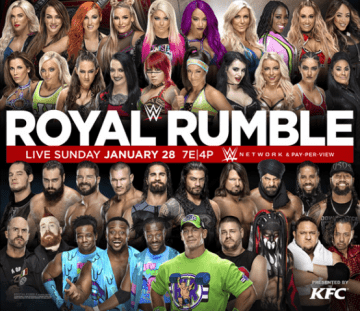 Wwe Royal Rumble 2018 Poster 2