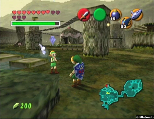 Legend Zelda Ocarina Time 1998 N64 1