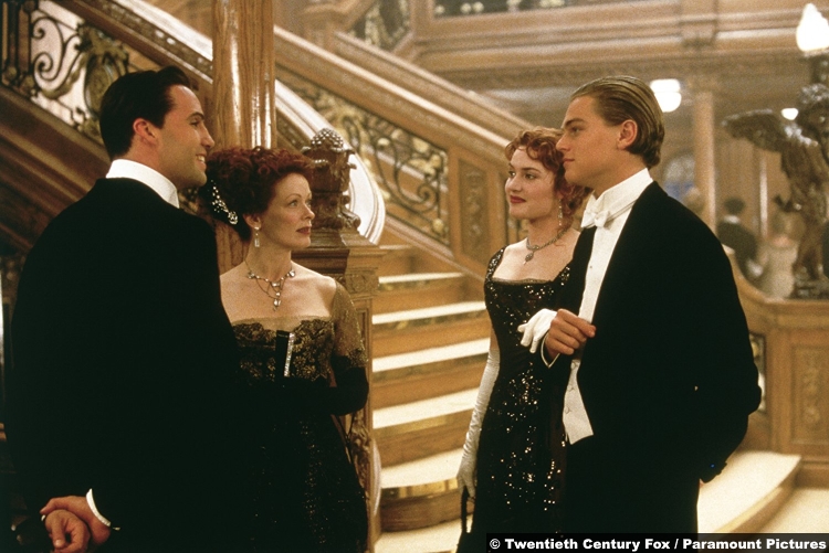 Titanic Leonardo Dicaprio Kate Winslet Billy Zane Frances Fisher