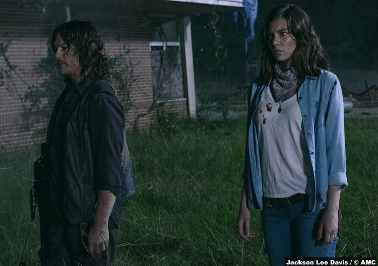 Walking Dead S09e03 Daryl Dixon Norman Reedus Maggie Green Lauren Cohan