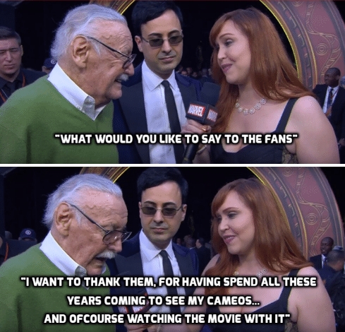 Stan Lee Say Fans