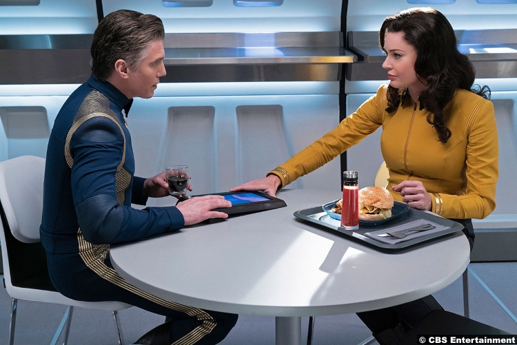 Star Trek Discovery S02e04 Anson Mount Captain Christopher Pike Rebecca Romijn Number One