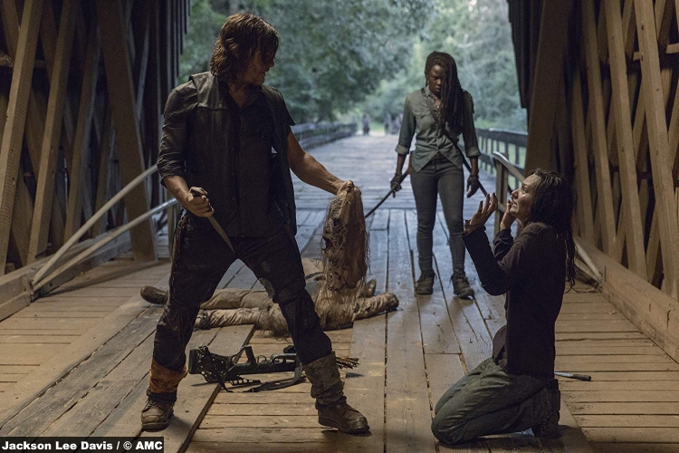 Walking Dead S09e09 Daryl Dixon Norman Reedus Michonne Danai Gurira Cassady Mcclincy Lydia 2