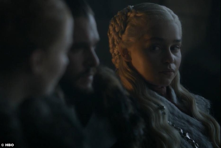 Game Of Thrones S08e01 Emilia Clarke Daenerys Targaryen