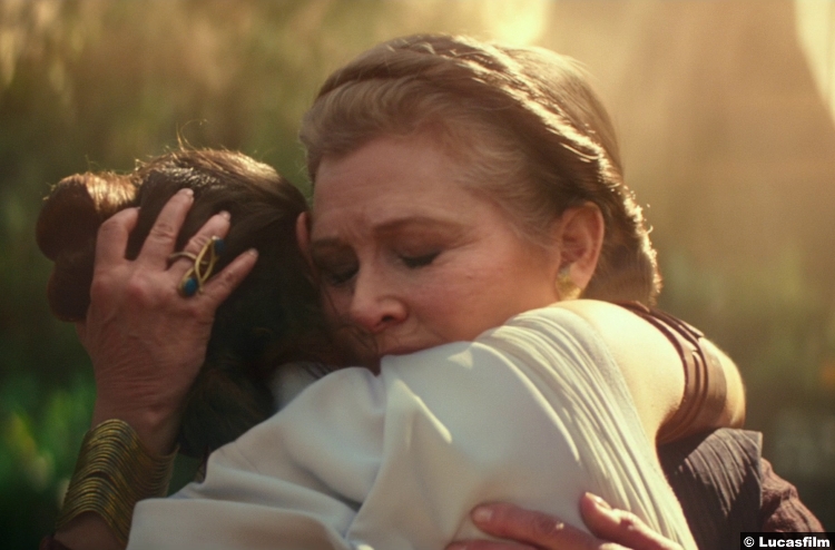 Star Wars Rise Skywalker Trailer Daisy Ridley Rey Carrie Fisher Princess Leia 18