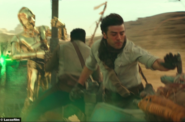 Star Wars Rise Skywalker Trailer John Boyega Finn Oscar Isaac Poe Dameron C3po 15