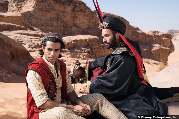 Aladdin 2019 Marwan Kenzari Jafar Mena Massoud