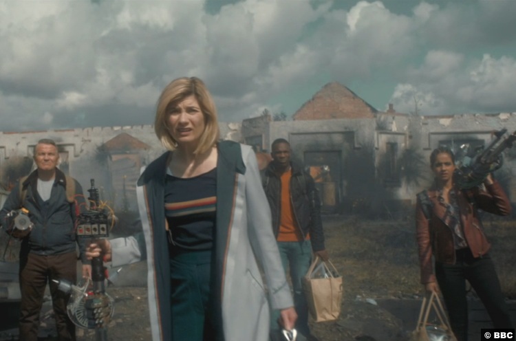 Doctor Who S012e09 Yasmin Mandip Gill Ryan Tosin Cole Jodie Whittaker Graham Bradley Walsh