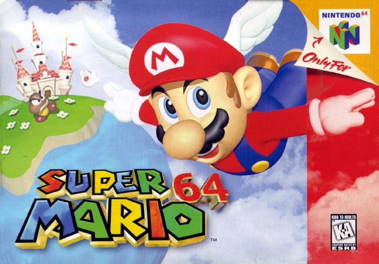Super Mario 64 Game Cover