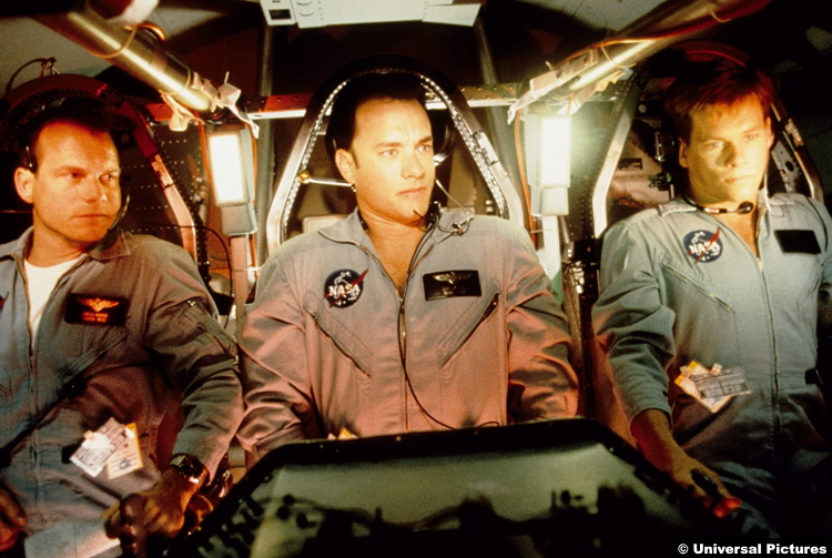 Apollo 13 Bill Paxton (Fred Haise) Tom Hanks (Jim Lovell) Kevin Bacon (Jack Swigert)