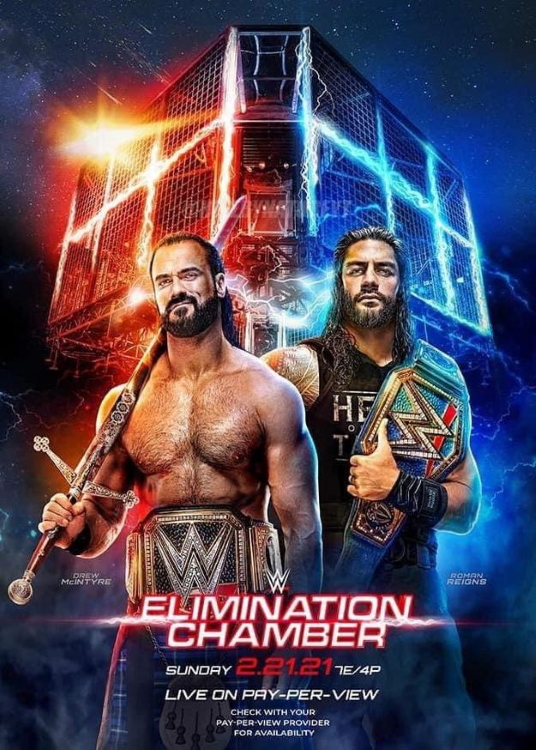 WWE Elimination Chamber 2021 Poster