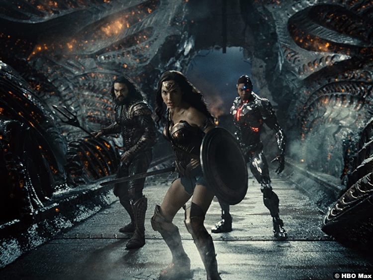 Zack Synder's Justice League Jason Momoa Gal Gadot Ray Fisher as Aquaman Wonder Woman Cyborg