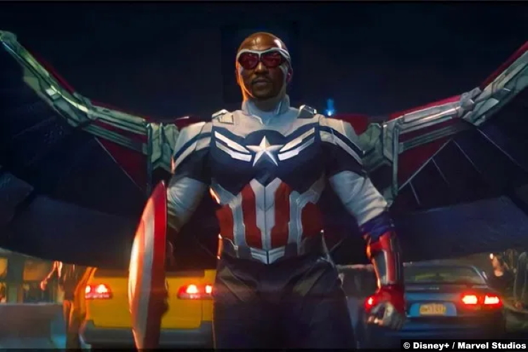 The Falcon and the Winter Soldier S01e06 Anthony Mackie as Captain America