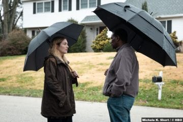 Mare Of Easttown S01e03: Kate Winslet and John Douglas Thompson as Mare Sheehan and Chief Carter