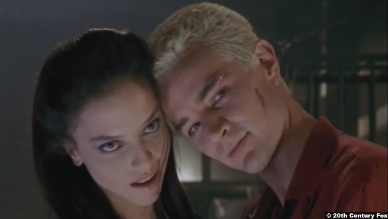 Buffy The Vampire Slayer S02e03: Juliet Landau and James Marsters as Drusilla and Spike