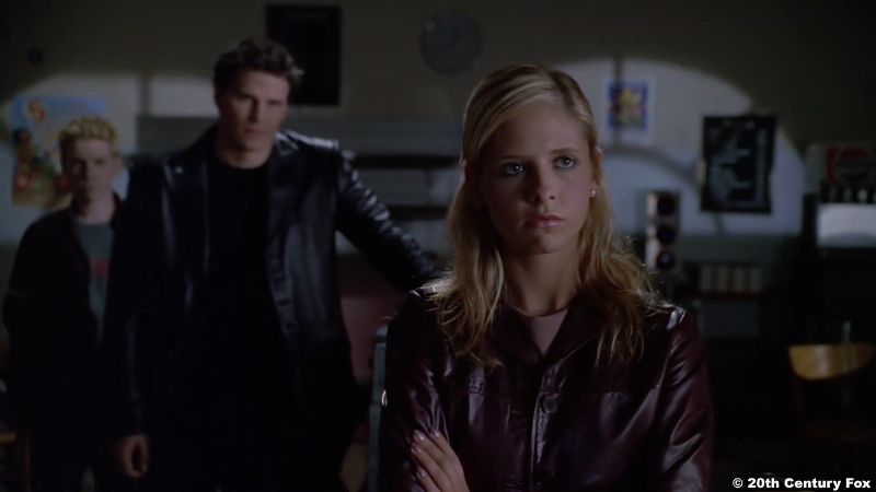 Buffy The Vampire Slayer S03e19: Seth Green David Boreanaz Sarah Michelle Gellar as Oz Angel Buffy