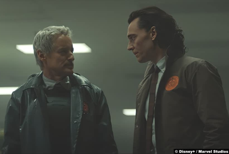 Loki S01e02: Owen Wilson and Tom Hiddleston as Loki and Mobius