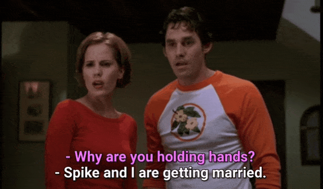 Buffy The Vampire Slayer S04e09: We're Getting Married Gif
