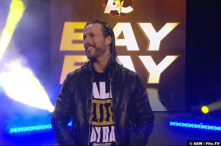 Adam Cole at AEW All Out 2021