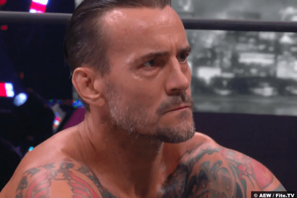 CM Punk at AEW All Out 2021