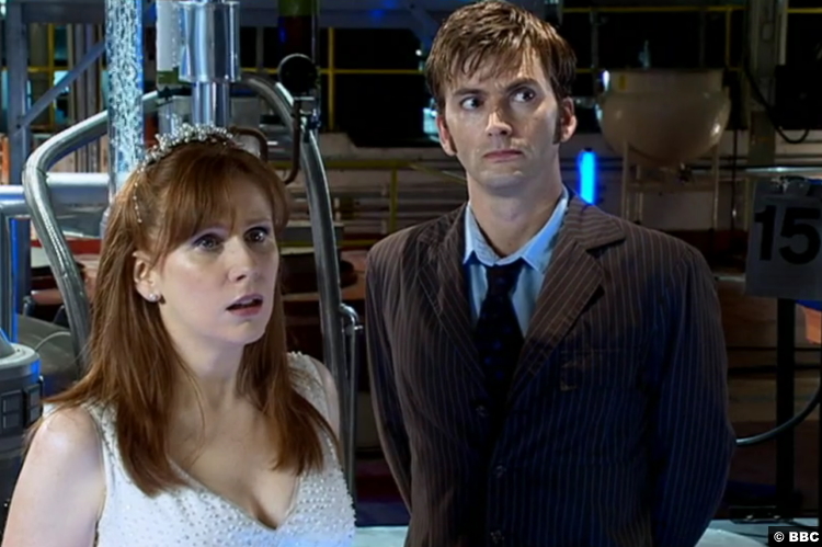 Doctor Who S3: Catherine Tate and David Tennant as Donna and the Doctor