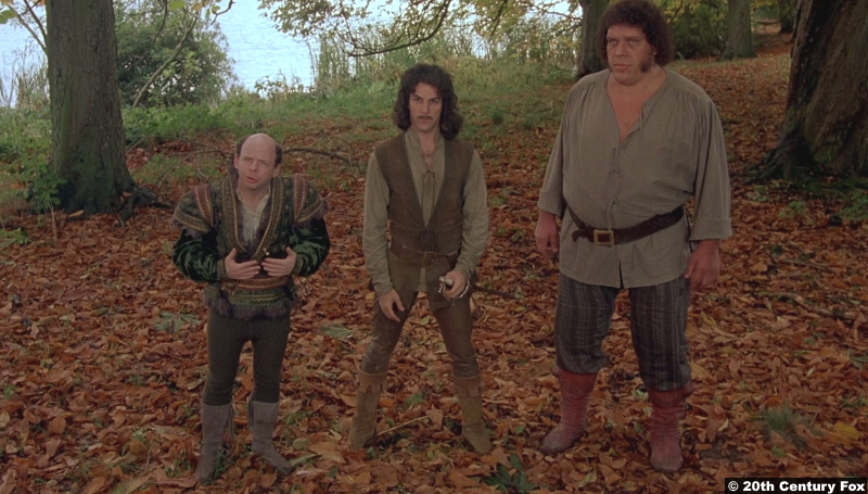 The Princess Bride: Wallace Shawn, Mandy Patinkin and André the Giant