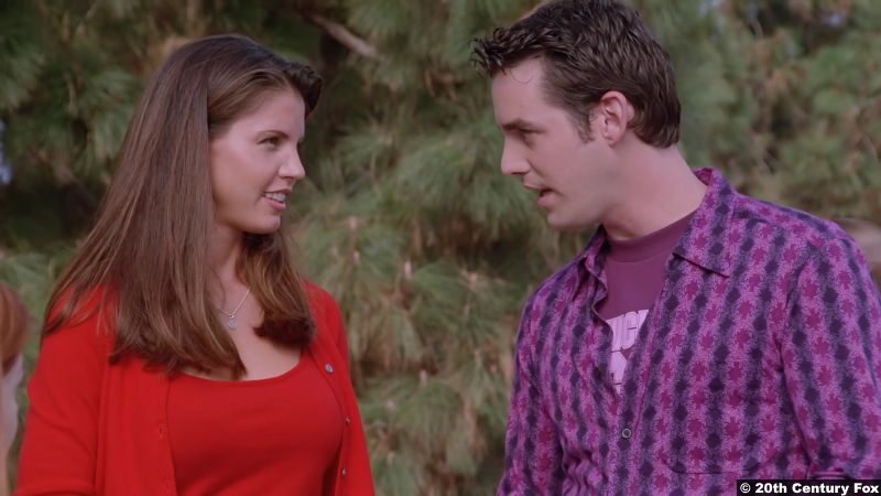 Buffy the Vampire Slayer S03e08: Charisma Carpenter and Nicholas Brendon as Cordelia Chase and Xander