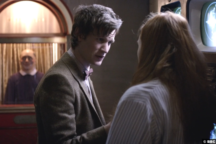 Doctor Who S05e02: Matt Smith and Karen Gillan as The Doctor and Amy Pond