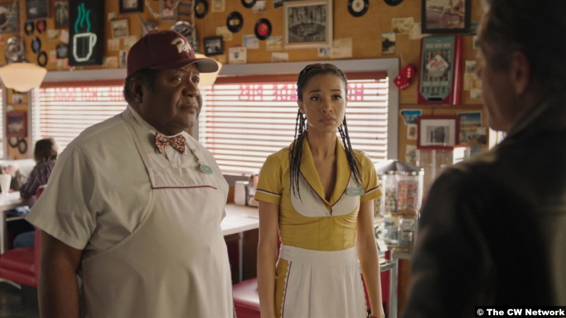 Riverdale S06e11: Alvin Sanders and Erinn Westbrook as Pop Tate and Tabitha
