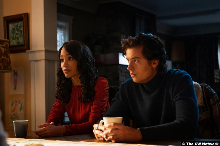Riverdale S06e12: Erinn Westbrook and Cole Sprouse as Tabitha Tate and Jughead