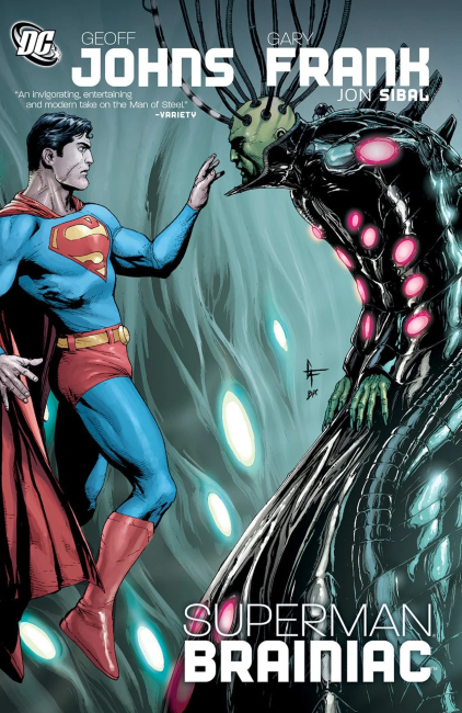 Superman Brainiac Comic Cover