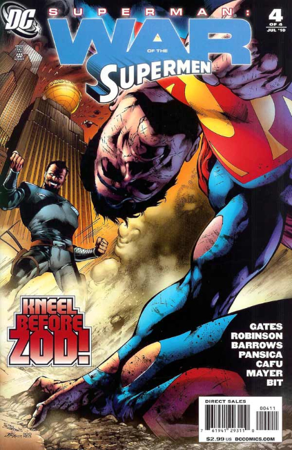 War Of The Superman Comic #4: Zod